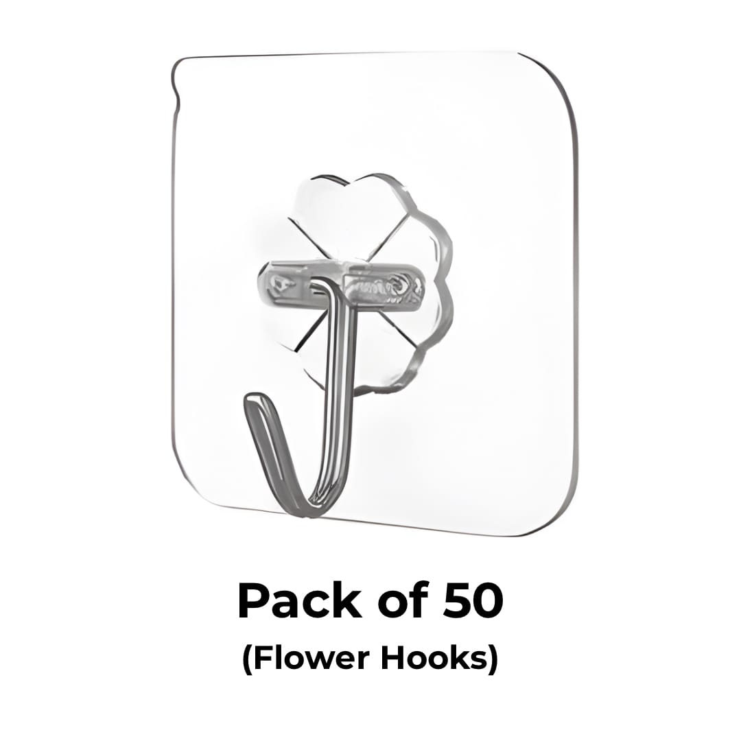 Smart Wall Hooks (Pack of 50)