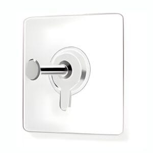 Heavy Duty Transparent Self Adhesive Screw Hooks for Nail Free Poster Hanging (Pack of 20)